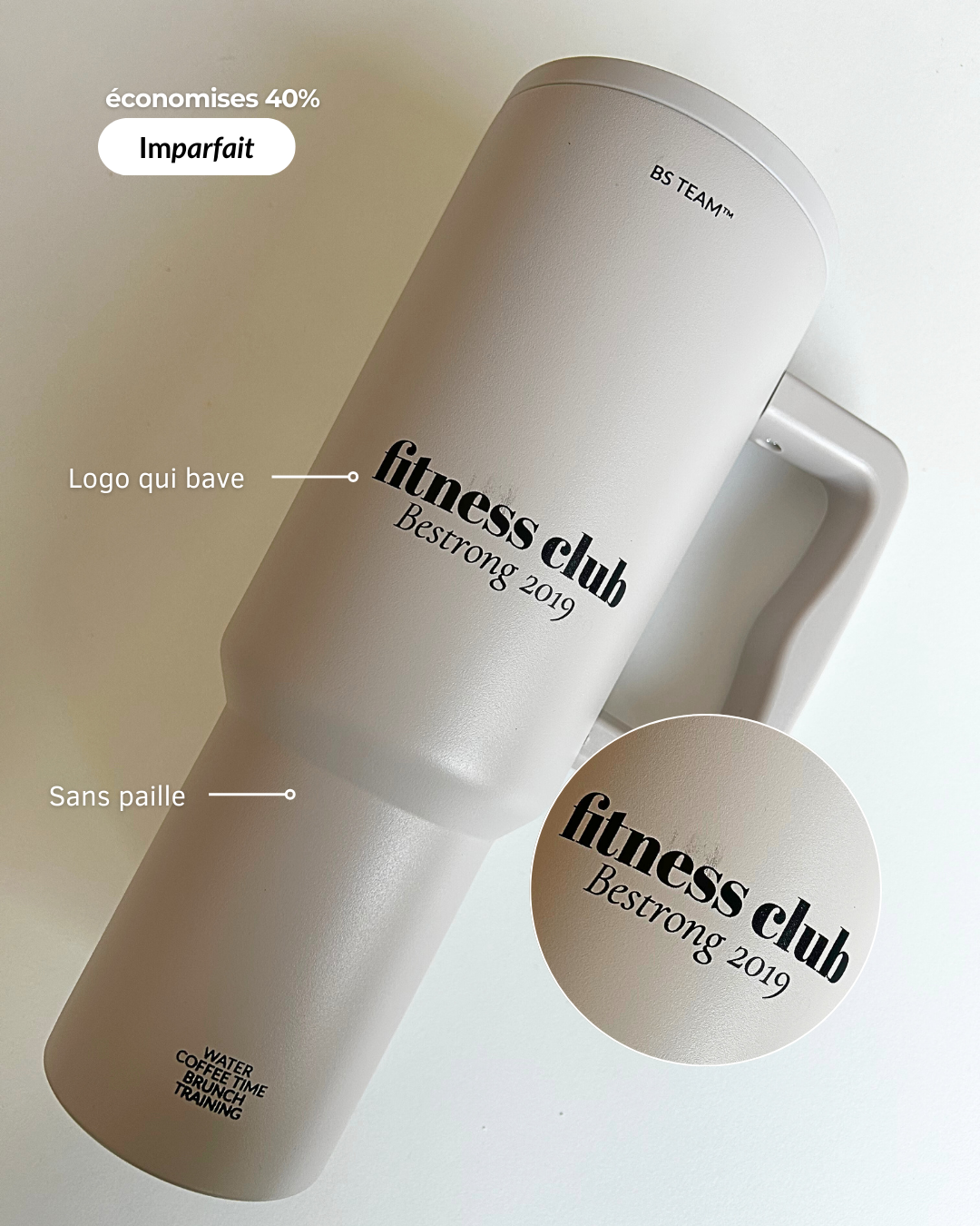 Tumbler "Raté mais rafraichissant"