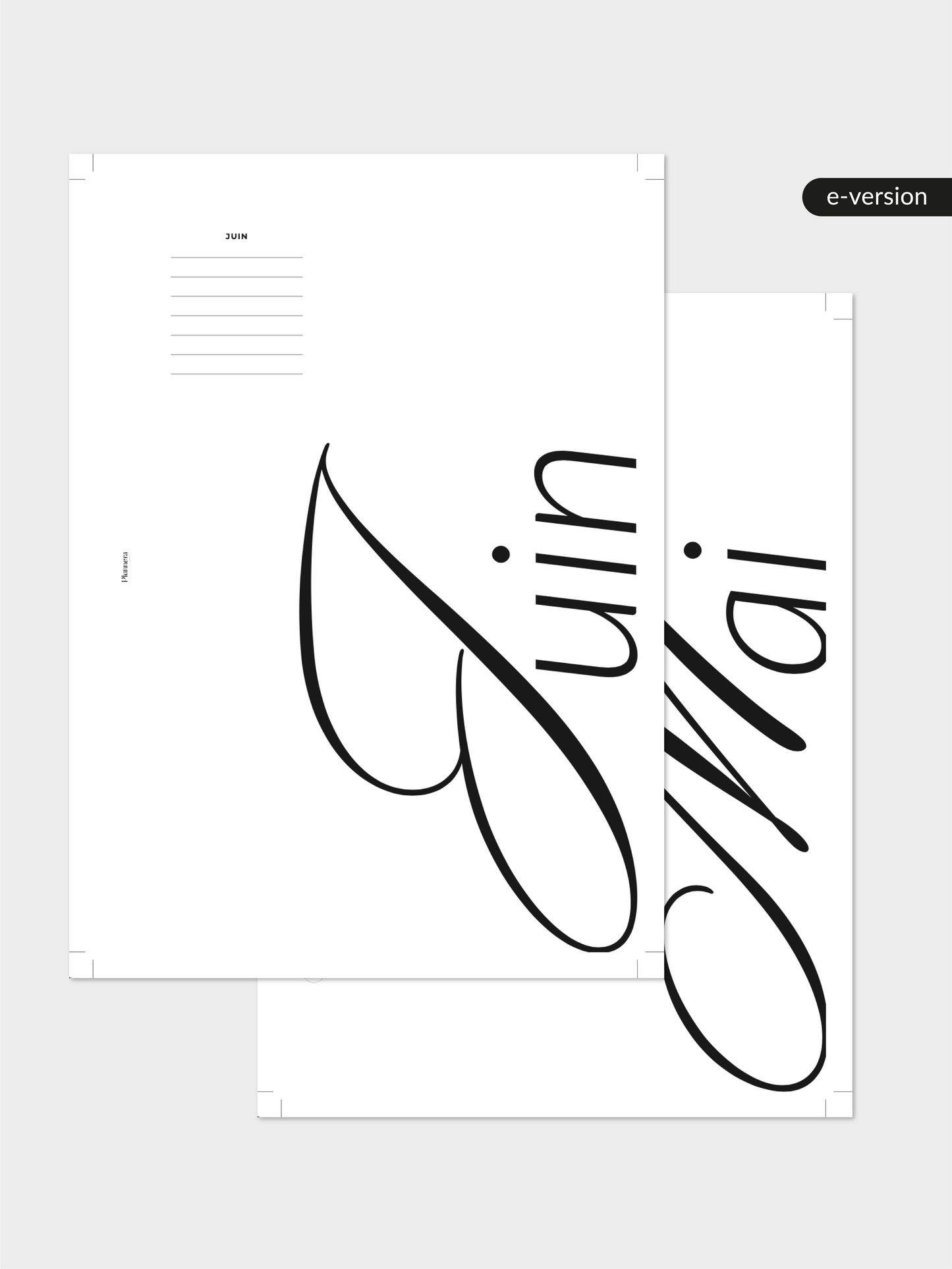 E-Calendrier Aesthetic 2026