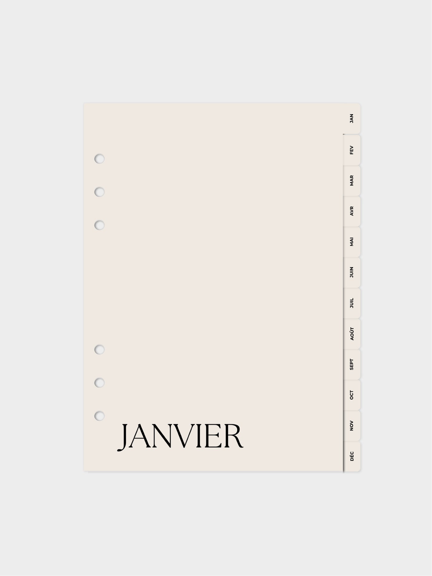 Intercalaires beiges