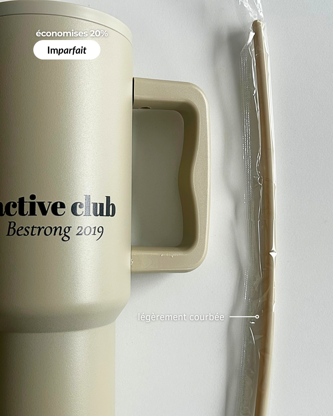 Tumbler "Tordu mais tenace"