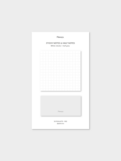 Sticky Note White With String Sticky notes white grid – La boutique bestrong