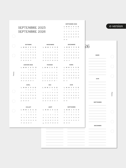 E-pages calendrier 2026