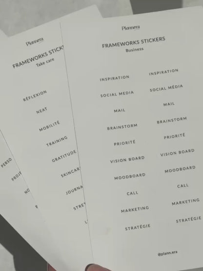 Framework stickers